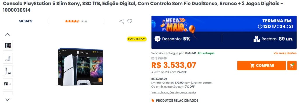 PS5 por R$ 3.100 e Xbox Series por menos de R$ 3.000! veja ofertas imperd&iacute;veis na Kabum PS5